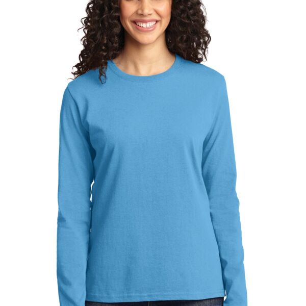 Women's Long Sleeve Core Cotton Tee Thumbnail
