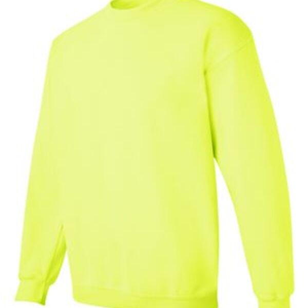 Hi-Vis Heavy Blend Crewneck Sweatshirt Thumbnail