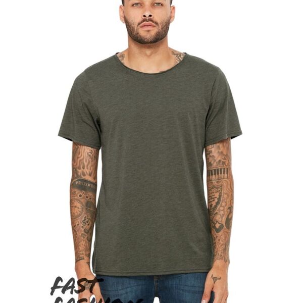 Fast Fashion Unisex Triblend Raw Neck Tee Thumbnail